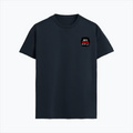 Supima T-Shirt | Unisex Regular Fit | 100% Supima Cotton | DTF Print | Pre-Shrunk | Soft Feel | Adults | Personalized | DTF | Bold Typography | Humor | Relationships | Everyday | Humorous - left pocket - Navy Blue - mockup 3