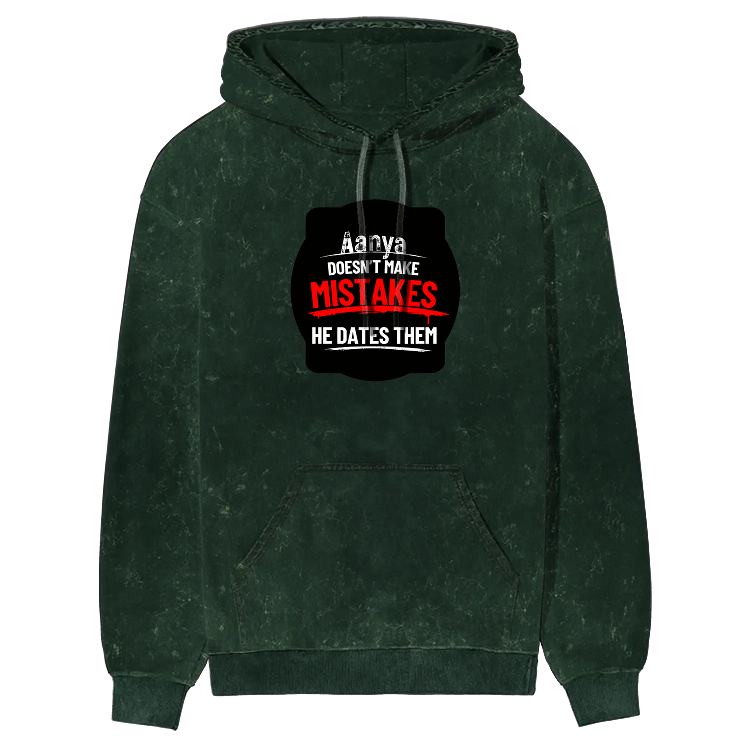 Acid Wash Hoodie | Unisex Regular Fit | 100% Super-Combed Cotton | 300 GSM | Derby Ribbed Cuffs | Adults | Personalized | DTG | Bold Typography | Humor | Relationships | Everyday | Humorous - front - mockup 1