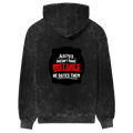 Acid Wash Hoodie | Unisex Regular Fit | 100% Super-Combed Cotton | 300 GSM | Derby Ribbed Cuffs | Adults | Personalized | DTG | Bold Typography | Humor | Relationships | Everyday | Humorous - back - mockup 2