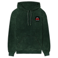 Acid Wash Hoodie | Unisex Regular Fit | 100% Super-Combed Cotton 300 GSM | Pre-Shrunk, Derby Ribbed | Adults | Personalized | DTG | Bold Typography | Humor | Relationships | Everyday | Humorous - left pocket - mockup 3