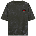 Acid Wash Oversized Tee | Unisex Relaxed Fit | 100% Super-Combed Cotton 240 GSM | Lycra Ribbed Neck, Unique Finish | Adult | Personalized | DTG | Bold Typography | Humor | Relationships | Everyday | Humorous - right pocket - Olive Green - mockup 4