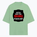 Terry Oversized Tee | Unisex Relaxed Fit | 260 GSM Cotton Blend | Ultra-Soft, Breathable, Drop Shoulder | Personalized | DTG | Bold Typography | Humor | Relationships | Everyday | Humorous - front - Jade - mockup 1