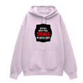 Oversized Hoodie | Relaxed Fit | Unisex | 400 GSM Cotton Blend | Pre-Shrunk Drop Shoulder | Adults | Personalized | DTG | Bold Typography | Humor | Relationships | Everyday | Humorous - front - Light Baby Pink - mockup 1