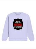 Oversized Sweatshirt | Relaxed Fit | 400 GSM Cotton Blend | DTG Ready | Pre-Shrunk | Drop Shoulder | Unisex Adult | Personalized | DTG | Bold Typography | Humor | Relationships | Everyday | Humorous - front - Lavender - mockup 1