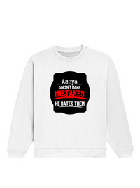 Oversized Sweatshirt | Relaxed Fit Drop Shoulder | 400 GSM Cotton Blend DTG | Pre-Shrunk Bio-Washed | Unisex Adult | Personalized | DTG | Bold Typography | Humor | Relationships | Everyday | Humorous