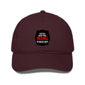 Classic Baseball Cap | Universal Fit | Drill Cotton | Sun Protection & Breathable | Unisex | Personalized | Embroidery | Bold Typography | Humor | Relationships | Everyday | Humorous - front - Maroon - mockup 1