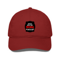 Classic Baseball Cap | Universal Fit | Drill Cotton | Sun Protection & Breathable | Unisex | Personalized | Embroidery | Bold Typography | Humor | Relationships | Everyday | Humorous - front - Red - mockup 1