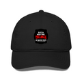 Classic Baseball Cap | Universal Fit | Drill Cotton | Sun Protection & Breathable | Unisex | Personalized | Embroidery | Bold Typography | Humor | Relationships | Everyday | Humorous - Embroidery Print - front - Black - mockup 1