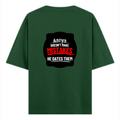 Oversized Classic T-Shirt | Unisex Oversized Fit | 100% Super-Combed Cotton, 240 GSM | Pre-Shrunk, Double-Stitched | Unisex | Personalized | DTG | Bold Typography | Humor | Relationships | Everyday | Humorous - back - Bottle Green - mockup 2
