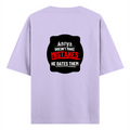 Oversized Classic T-Shirt | Unisex Oversized Fit | 100% Super-Combed Cotton, 240 GSM | Pre-Shrunk, Double-Stitched | Unisex | Personalized | DTG | Bold Typography | Humor | Relationships | Everyday | Humorous - back - Lavender - mockup 2
