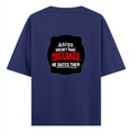 Oversized Classic T-Shirt | Unisex Oversized Fit | 100% Super-Combed Cotton, 240 GSM | Pre-Shrunk, Double-Stitched | Unisex | Personalized | DTG | Bold Typography | Humor | Relationships | Everyday | Humorous - back - Royal Blue - mockup 2