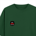 Oversized Classic T-Shirt | Unisex Oversized Fit | 100% Super-Combed Cotton, 240 GSM | Pre-Shrunk, Double-Stitched | Unisex | Personalized | DTG | Bold Typography | Humor | Relationships | Everyday | Humorous - left pocket - Bottle Green - mockup 3