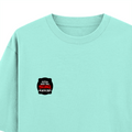 Oversized Classic T-Shirt | Unisex Oversized Fit | 100% Super-Combed Cotton, 240 GSM | Pre-Shrunk, Double-Stitched | Unisex | Personalized | DTG | Bold Typography | Humor | Relationships | Everyday | Humorous - left pocket - Mint - mockup 3