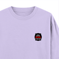 Oversized Classic T-Shirt | Unisex Oversized Fit | 100% Super-Combed Cotton, 240 GSM | Pre-Shrunk, Double-Stitched | Unisex | Personalized | DTG | Bold Typography | Humor | Relationships | Everyday | Humorous - right pocket - Lavender - mockup 4