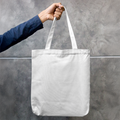 Tote Bag Zipper | Unisex Adult | 100% Cotton Canvas | Zipper Closure, Long Handle | Everyday Carry | Personalized | Embroidery | Bold Typography | Humor | Relationships | Everyday | Humorous - back - mockup 2