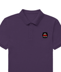 Male Polo Shirt | Regular Fit Men's | 220 GSM Bio-Washed Cotton Blend | Double Stitched, Pre-Shrunk | Men | Personalized | DTG | Bold Typography | Humor | Relationships | Everyday | Humorous - left pocket - Purple - mockup 2
