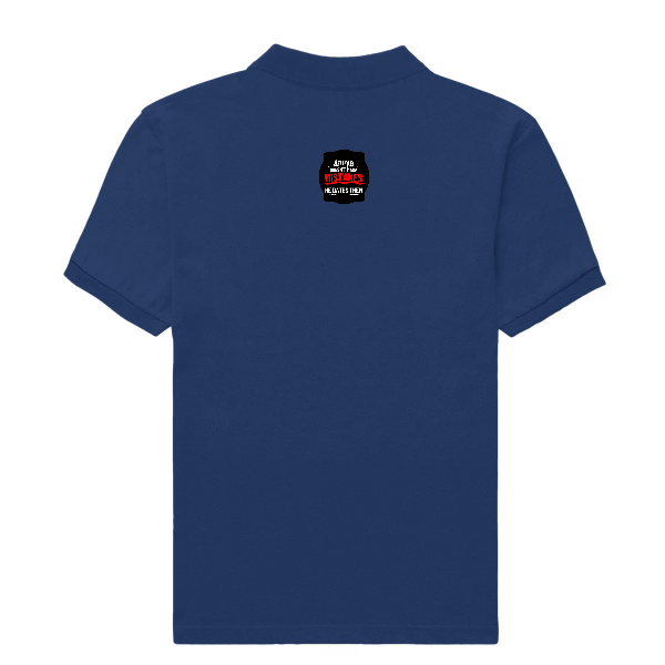 Male Polo Shirt | Regular Fit | 220 GSM Bio-Washed Cotton Blend | Double Stitched, Pre-Shrunk, Colorfast | Men's | Personalized | DTG | Bold Typography | Humor | Relationships | Everyday | Humorous - back - Royal Blue - mockup 1