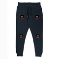 Joggers | Regular Fit Unisex | 260 GSM Fleece Fabric | DTG Ready | Pockets & Ribbed Cuffs | Personalized | DTG | Bold Typography | Humor | Relationships | Everyday | Humorous - left pocket - Navy Blue - mockup 1