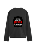 Men's Full Sleeve T-Shirt | Regular Fit | 180 GSM Bio-Washed Cotton | DTG Printed | Durable Stitching | Personalized | DTG | Bold Typography | Humor | Relationships | Everyday | Humorous - back - Black - mockup 2