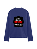Male Full Sleeve T-Shirt | Men's Regular Fit | 180 GSM Bio-Washed Cotton Blend | Double Stitched, Ribbed Neck | Personalized | DTG | Bold Typography | Humor | Relationships | Everyday | Humorous - back - Royal Blue - mockup 2
