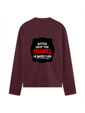 Male Full Sleeve T-Shirt | Regular Fit | 180 GSM Bio-Washed Cotton Blend | Double Stitched, Ribbed Neck | Men | Personalized | DTG | Bold Typography | Humor | Relationships | Everyday | Humorous - DTG Print - back - Maroon - mockup 2