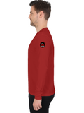 Male Full Sleeve T-Shirt | Regular Fit | 180 GSM Bio-Washed Cotton Blend | Double Stitched Seam & Ribbed Neck | Men | Personalized | DTG | Bold Typography | Humor | Relationships | Everyday | Humorous - left sleeve - Red - mockup 5