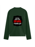 Male Full Sleeve T-Shirt | Regular Fit | 180 GSM Bio-Washed Cotton Blend | Double Stitched Seam | Men | Personalized | DTG | Bold Typography | Humor | Relationships | Everyday | Humorous - back - Bottle Green - mockup 2