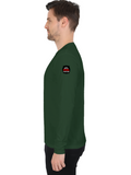 Male Full Sleeve T-Shirt | Regular Fit | 180 GSM Bio-Washed Cotton Blend | Double Stitched Seam | Men | Personalized | DTG | Bold Typography | Humor | Relationships | Everyday | Humorous - left sleeve - Bottle Green - mockup 5