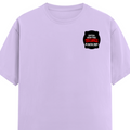 Female Classic Crew T-Shirt | Regular Fit Women's | 180 GSM Bio-Washed Cotton | Double Stitched, Pre-Shrunk | Personalized | DTG | Bold Typography | Humor | Relationships | Everyday | Humorous - left pocket - Lavender - mockup 3
