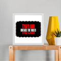Framed Poster | Multiple Sizes & Frame Colors | 300 GSM Art Paper, Laminated | Fade-Proof Digital Print, Mounting Kit Included | Unisex | Personalized | Wall Art | Design 2 - front_10x10In - 10x10In - mockup 3