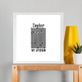 Framed Poster | Multiple Sizes & Frame Colors | 300 GSM Art Paper, Laminated | Fade-Proof Digital Print, Mounting Kit Included | Unisex | Personalized | Wall Art | Design 3 - front_12x12In - 12x12In - mockup 5