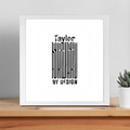 Framed Poster | Multiple Sizes & Frame Colors | 300 GSM Art Paper, Laminated | Fade-Proof Digital Print, Mounting Kit Included | Unisex | Personalized | Wall Art | Design 3 - front_14x14In - 14x14In - mockup 9