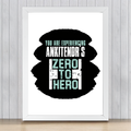 Framed Poster | Multiple Sizes & Frame Colors | 300 GSM Art Paper, Laminated | Fade-Proof Digital Print, Mounting Kit Included | Unisex | Personalized | Grunge | Success | Everyday | Empowering - front_18x24In - 18x24In - mockup 11