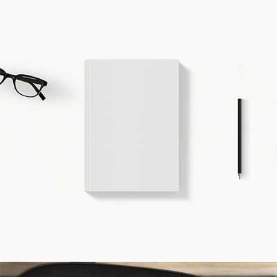 Daily Planner | 3-Month Undated | 300 GSM Cover, 70 GSM Pages, Digital Print | 204 Pages, Soft-Bound, Perfect Binding, Dotted Pages | Unisex | Personalized | Grunge | Success | Everyday | Empowering - front - White - mockup 1
