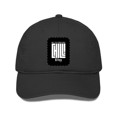 Classic Trucker Cap | Universal Fit | 100% Cotton Front | Mesh Back | Adjustable Snapback | Breathable | Unisex Adult | Personalized | Embroidery | Bold Typography | Identity | Everyday | Confident - front - Black - mockup 1