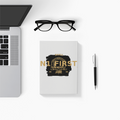 Notebook | A5 | 300 GSM Cover, 70 GSM Pages | 120 Pages, Ruled/Unruled, Soft Binding | Unisex | Personalized | Bold Typography | Heritage | Everyday | Pride - back - White - mockup 2