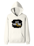Pullover Hoodie | Unisex Regular Fit | Tri-Layer Cotton Blend | All-Season Comfort, Durable | Adults | Personalized | Graphic | Positivity | Self-motivation | Everyday | Energetic | Positive Vibes - front - Off White - mockup 1