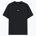 Basic T-Shirt | Unisex Fit XS-2XL | Poly-Cotton Blend Soft Finish | Durable Stitching, Lycra Rib Neck | Adults | Personalized | Graphic | Positivity | Self-motivation | Everyday | Energetic | Positive Vibes - front - Black melange - mockup 1