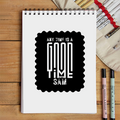 Sketchbook | A5 Spiral Bound | Digital Print Cover | 140 GSM Paper | Unisex | Personalized | Typographic | Friendship | Everyday | Joyful | Cherished Company - front - White - mockup 1