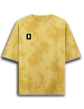 Tie Dye Oversized T-Shirt | Unisex Relaxed Fit | 260 GSM Cotton Blend | Pre-Shrunk, Bio-Washed, Drop Shoulder | Adult | Personalized | DTF | Typographic | Friendship | Everyday | Joyful | Cherished Company - right pocket - mockup 4