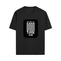 Male Standard Crew T-Shirt | Regular Fit | 100% Cotton (180 GSM) | DTG Print | Durable & Comfortable | Adult | Personalized | DTG | Typographic | Friendship | Everyday | Joyful | Cherished Company - front - Black - mockup 1