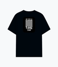 Cotton Stretch T-Shirt | Unisex Fit | 95% Cotton 5% Spandex Blend | DTG Print | Stretchable, Breathable, 240 GSM | Adults | Personalized | Typographic | Friendship | Everyday | Joyful | Cherished Company - back - Navy Blue - mockup 2
