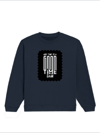 Oversized Sweatshirt | Relaxed Fit Drop Shoulder | 400 GSM Cotton Blend DTG | Pre-Shrunk Bio-Washed | Unisex Adult | Personalized | Typographic | Friendship | Everyday | Joyful | Cherished Company