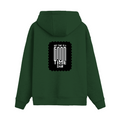 Oversized Hoodie | Relaxed Fit Unisex | 400 GSM Cotton Blend | Pre-Shrunk Drop Shoulder | Adults | Personalized | Typographic | Friendship | Everyday | Joyful | Cherished Company - back - Bottle Green - mockup 2