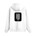 Oversized Hoodie | Relaxed Fit Unisex | 400 GSM Cotton Blend | Pre-Shrunk Drop Shoulder | Adults | Personalized | Typographic | Friendship | Everyday | Joyful | Cherished Company - back - White - mockup 2