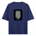 Oversized Classic T-Shirt | Unisex Oversized Fit | 100% Super-Combed Cotton, 240 GSM | Pre-Shrunk, Double-Stitched | Unisex | Personalized | Typographic | Friendship | Everyday | Joyful | Cherished Company - back - Royal Blue - mockup 2