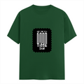 Female Classic Crew T-Shirt | Women's Regular Fit | 180 GSM Bio-Washed Cotton Blend | Double Stitched Seam | Folded Neck | Women | Personalized | Typographic | Friendship | Everyday | Joyful | Cherished Company - front - Bottle Green - mockup 1
