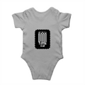 Rompers | Baby (0-12 Months) Regular Fit | 180 GSM Bio-Washed Cotton DTG Ready | Double Stitched, Pre-Shrunk | Unisex Baby | Personalized | Typographic | Friendship | Everyday | Joyful | Cherished Company - back - Grey Melange - mockup 2