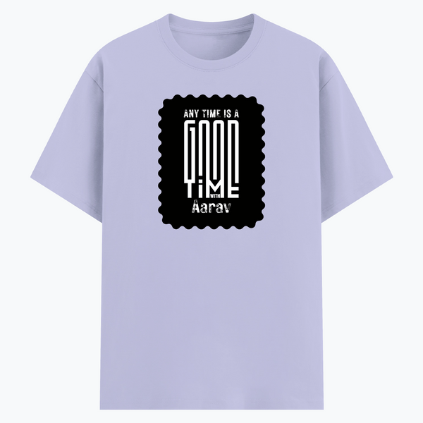 Cotton Stretch T-Shirt (Dtg) | T-Shirts | Him, Her, Unisex | Personalized | DTG | Modern | Friendship | Relationships | Everyday | Positive - front - Lavender - mockup 1
