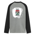 Male Raglan T-Shirt | Men's Regular Fit | 180 GSM Bio-Washed Cotton Blend | DTG Printed | Durable & Pre-Shrunk | Personalized | DTG | Bold | Self-improvement | Everyday | Determined - back - mockup 2